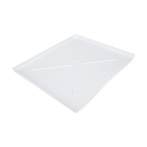 White Camco 24 by 20.5 inch dishwasher drain pan