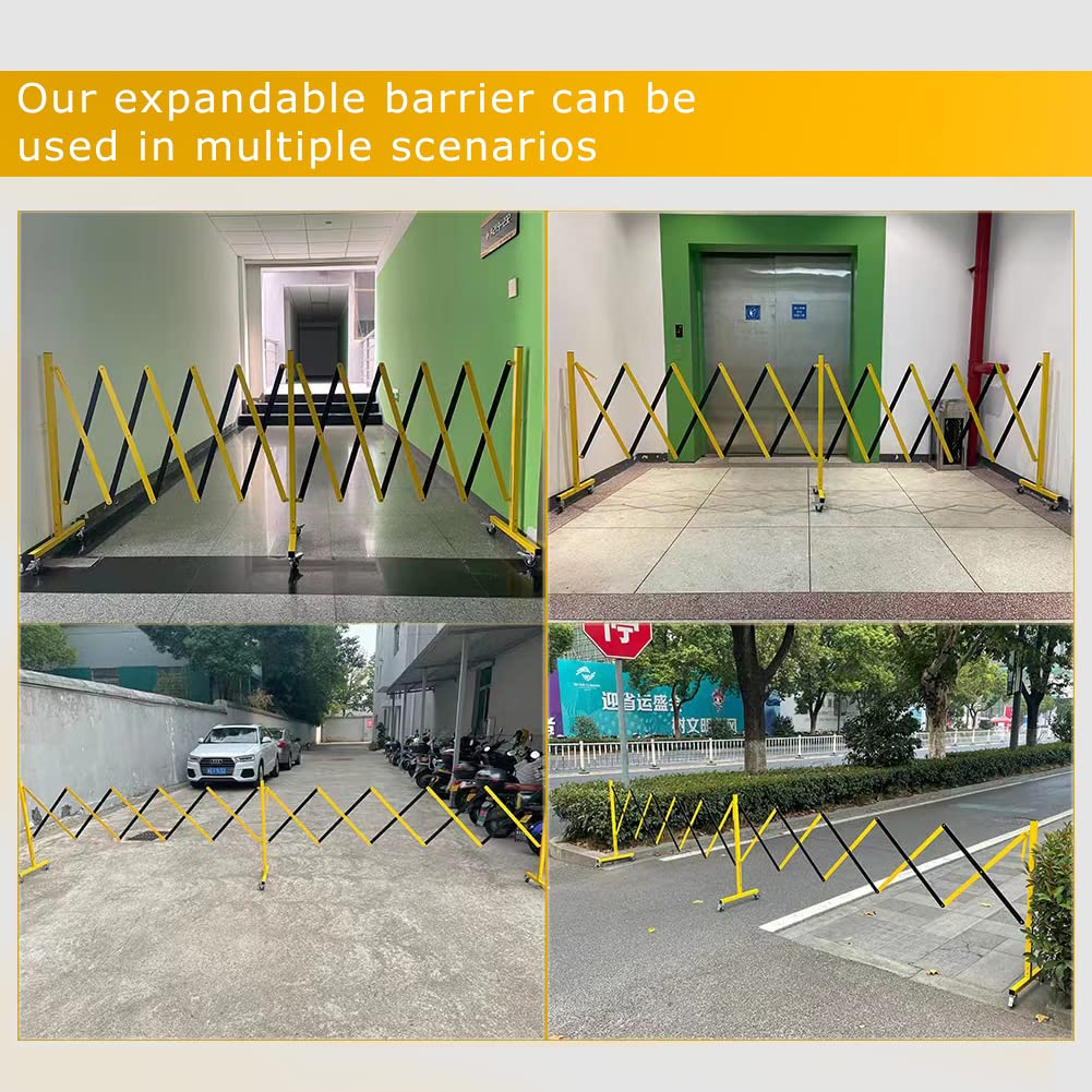 Expandable barricade used in multiple outdoor and indoor scenarios