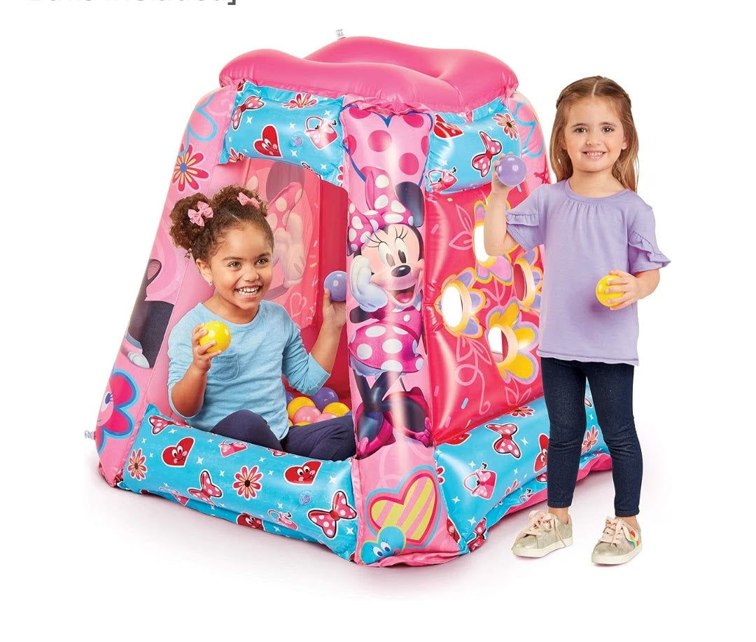 Minnie Mouse Inflatable Ball Pit with 20 Balls