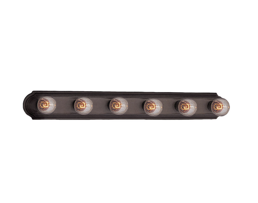 Maxim Lighting Essentials 6-Light Oil-Rubbed Bronze Bath Vanity Light
