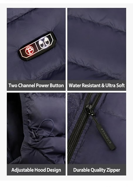 PTAHDUS Heated Jacket — Only $35