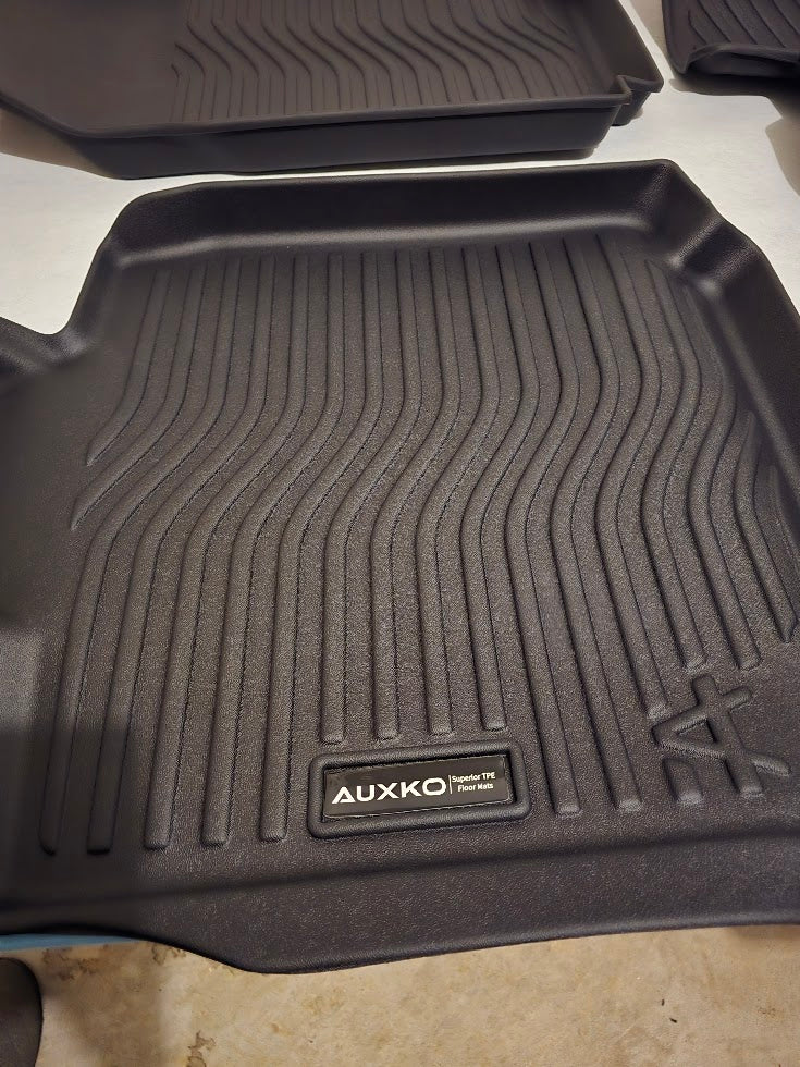 Auxko 3‑Piece All‑Weather Floor Mats for 2024 Tesla Cybertruck – $65