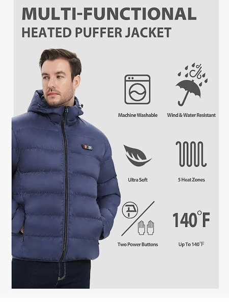 PTAHDUS Heated Jacket — Only $35