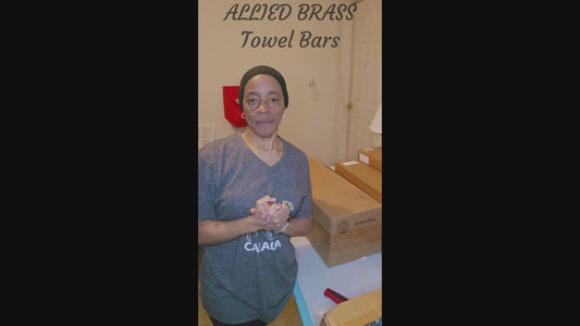 video of unboxed towel bars